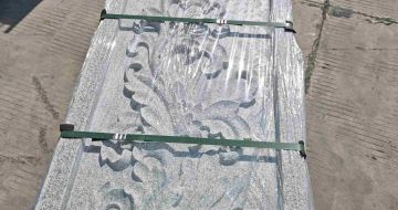 海南芝麻白别墅外墙雕刻版