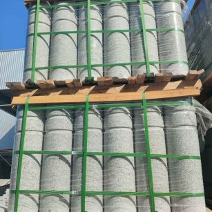 海南挡车柱芝麻白 挡车石