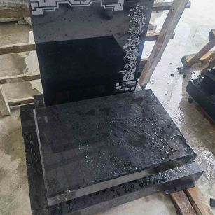 海南花岗岩墓碑石 墓碑 套墓