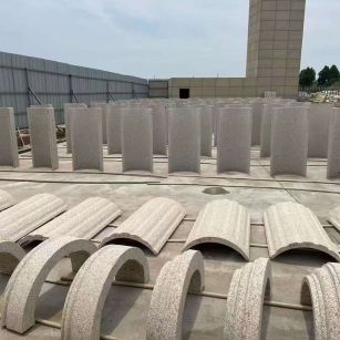 海南黄金麻别墅柱皮 异形 线条定制