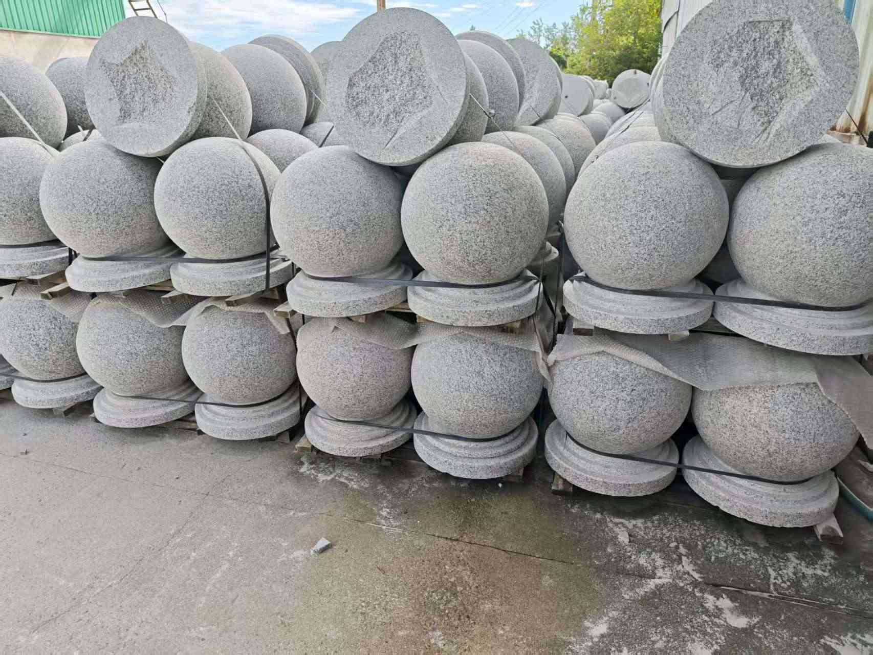 海南圆球石球挡车球