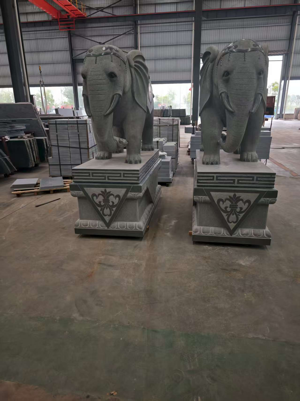 海南芝麻灰花岗岩对象 芝麻白芝麻灰大象