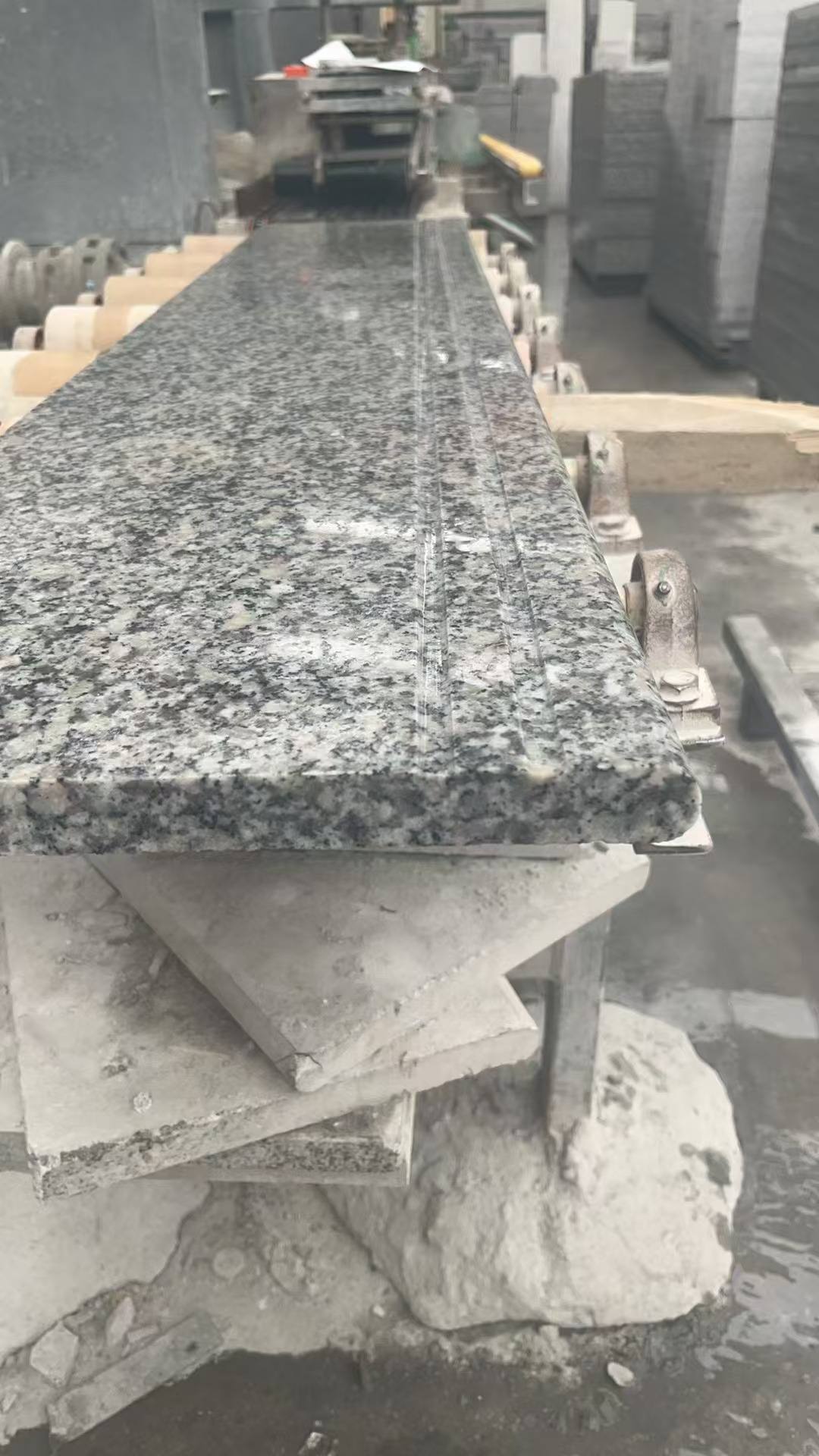 海南芝麻白楼梯踏步 芙蓉白